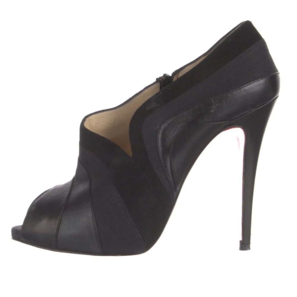 Christian Louboutin peep-toe heels size 39 fits Us 8-8.5